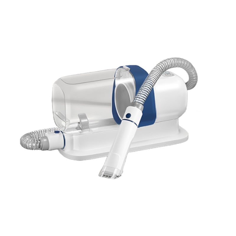 Pet Grooming Vacuum Kit – Quiet Suction, 5 Attachments for Shedding & Trimming, 2.3L Dust Bin for Dogs & Cats